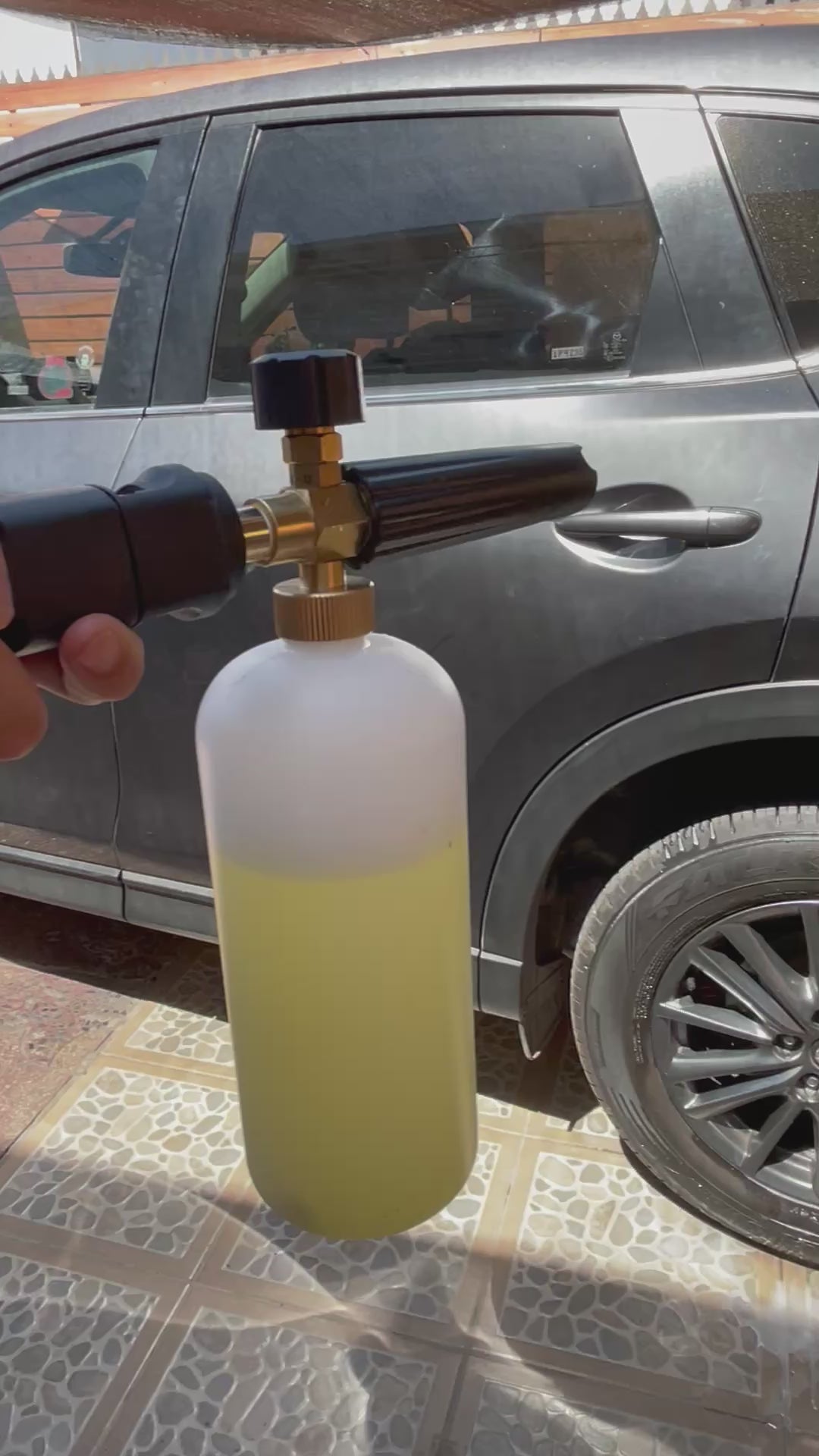 Cañón de espuma para Bauker